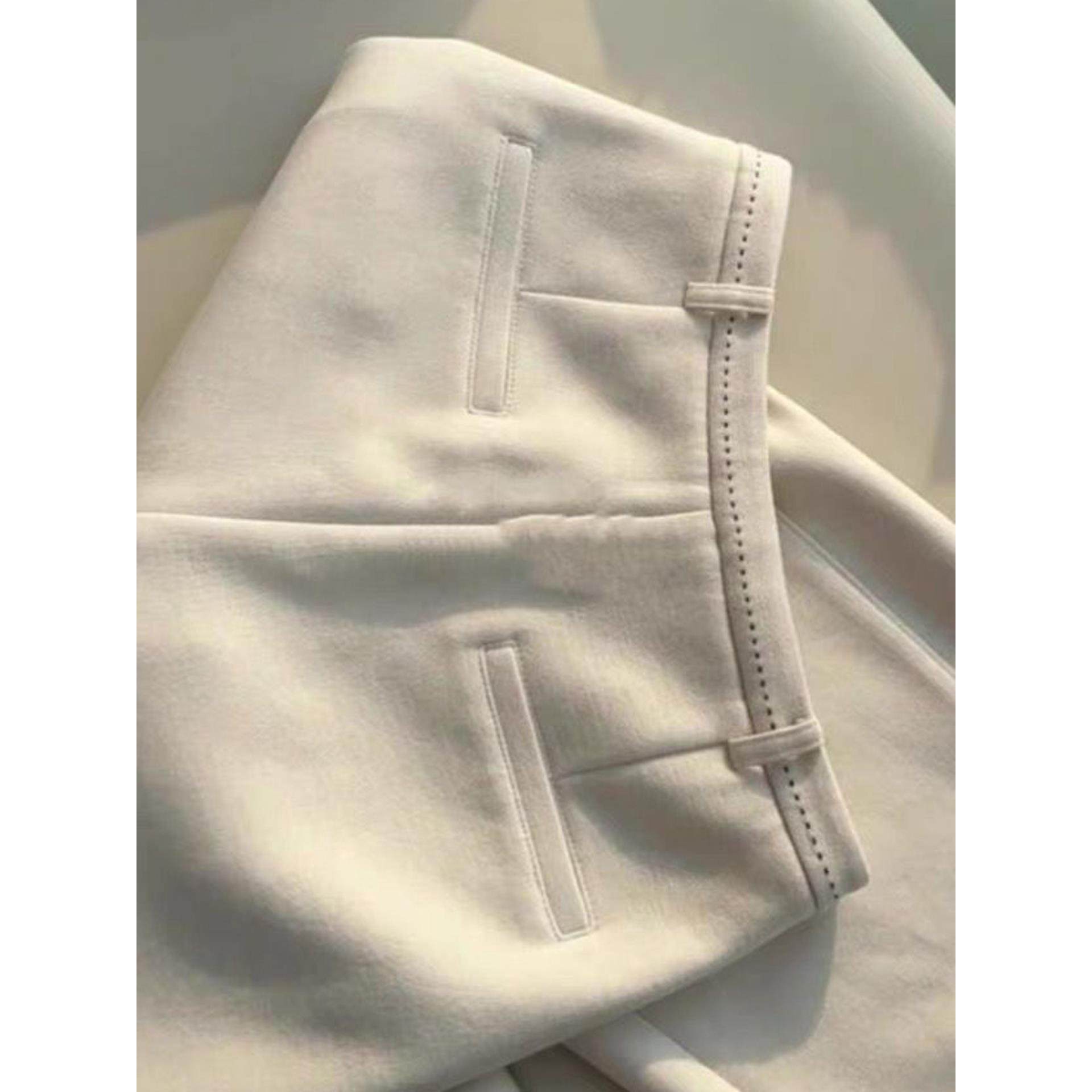 深圳南油高端货~慵懒风宽松米白色裤子冬百搭休闲阔腿裤显瘦长裤,淘宝优惠券,粉丝福利购,淘宝优惠卷