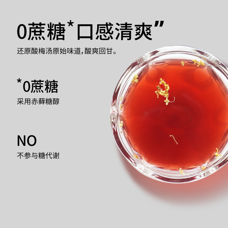 【植物煮宜】故宫酸梅汤Sour Plum drink 0糖0脂植物饮2瓶乌梅汁 - 图1