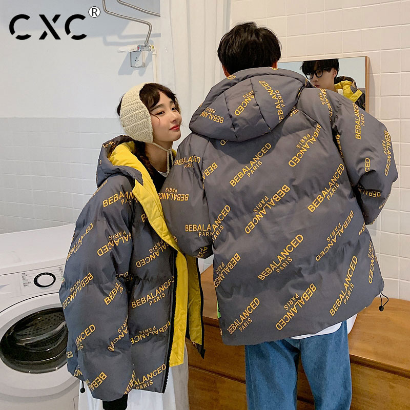 CXCR聯名款加厚加大棉衣男女款2022新款冬季棉襖外套寬松版棉服八_CXCR旗艦店_男裝