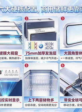 星星商用超市组合展示柜大容量
