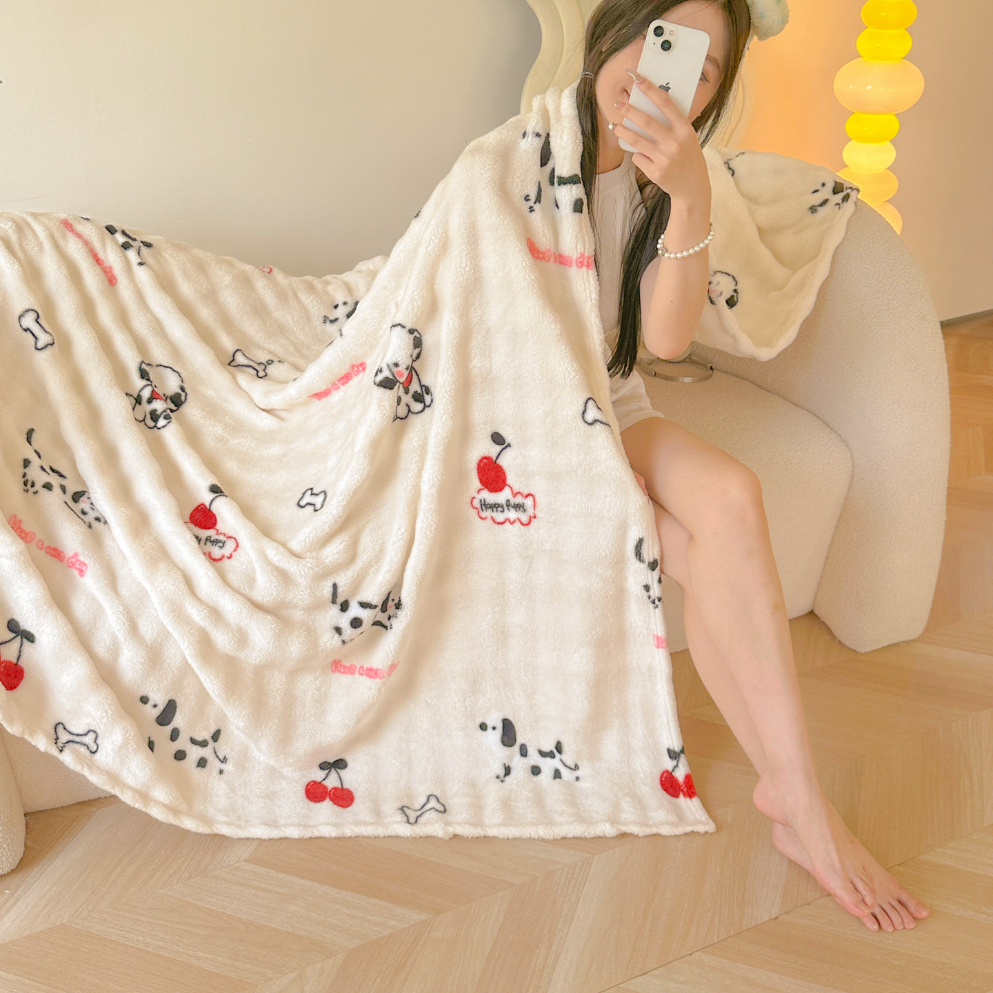 毯子毛毯牛奶绒秋冬午睡空调披肩盖腿沙发盖毯羊羔绒加厚可铺可盖,淘宝优惠券,粉丝福利购,淘宝优惠卷