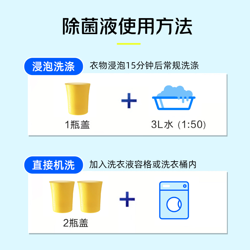 滴露衣物除菌液柠檬洗衣专用内衣裤杀菌除螨除菌剂非消毒液家庭装 - 图2