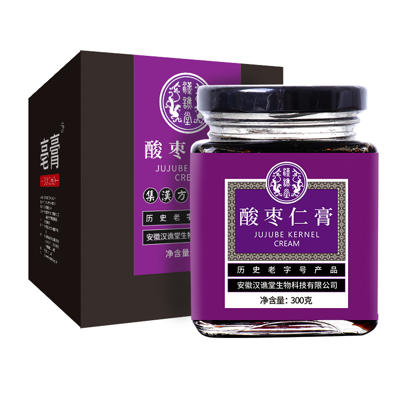 桂圆酸枣仁膏茯苓百合莲子安睡膏滋睡前调理泡水喝古方滋补养生膏