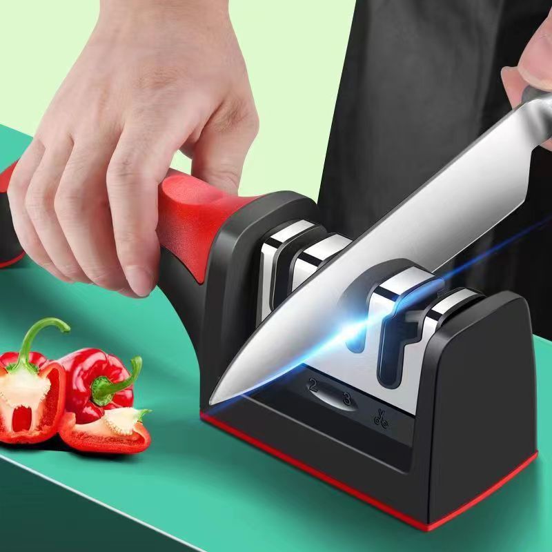【五秒磨刀器】新型磨刀器快速磨刀家用菜刀剪刀精磨快速开刃使用 - 图2