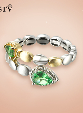 宝石戒指女小众设计感轻奢