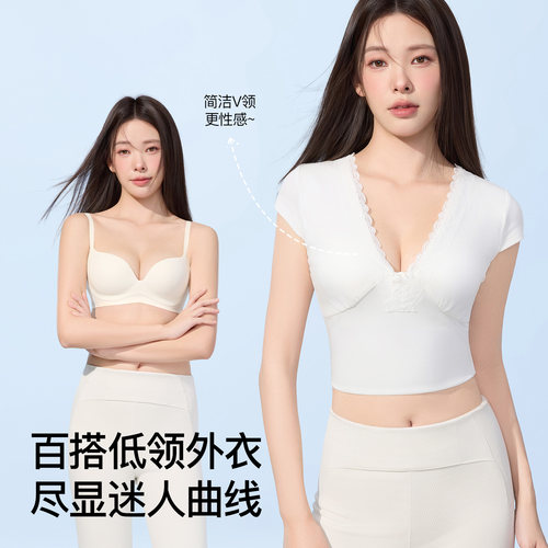SecretWorld无肩带内衣女抹胸小胸聚拢防滑文胸罩春季 - 图3