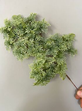 厂家现货 仿真植物米兰叶松枝 新中式盆景崖柏 花艺装饰迎客松