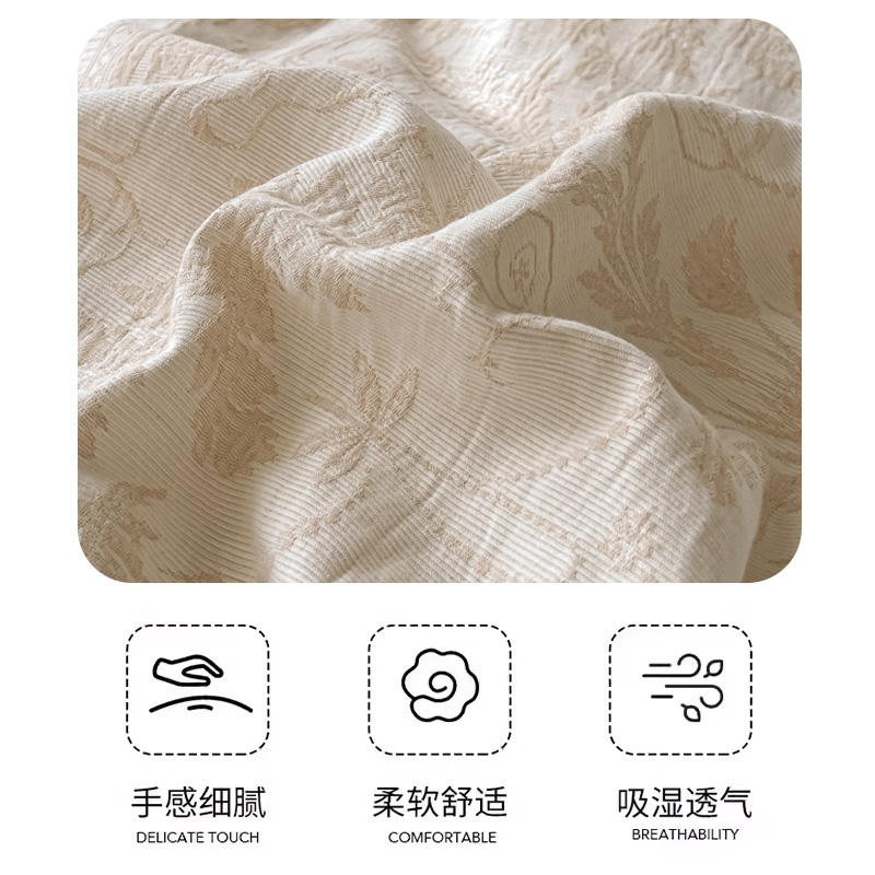 九洲鹿床上四件套全棉纯棉2024新款轻奢床单被套床笠三件套床品