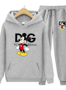 2022 Mickey Cotton Print Spring and Autumn Men's and Women's