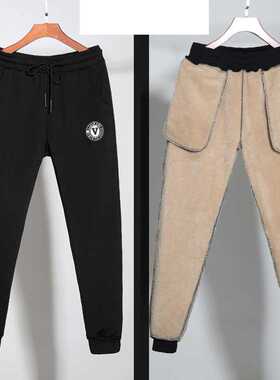 Men's Super Wnter Warm Pants Outsde Fleece Joggers Th