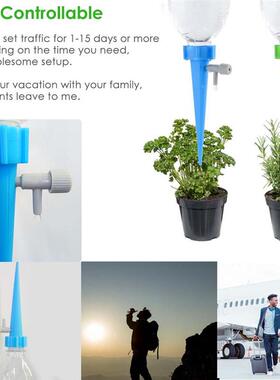1/6/12PCS Auto Drip Irrigation Watering System Dripper Spike