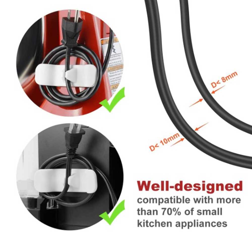 2PCS Electrical Wire Collector Plug Free Twist Holder Kitche - 图2