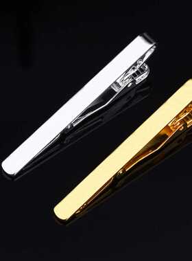 New Tie Clips Men's Metal Necktie Bar Crystal Dress Shirts T