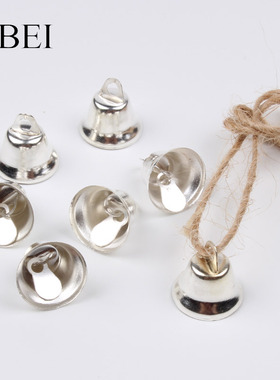 100pcs Gold Silver Christmas Gingle Bell For Party Wedding H