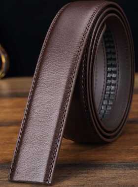 Men's Belt Luxury PU Leather Automatic Ribbon Waist Strap Be