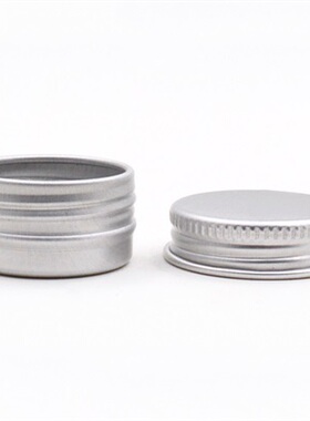 Aluminum Empty Cosmetic Cans Thread Lids Lip Balm