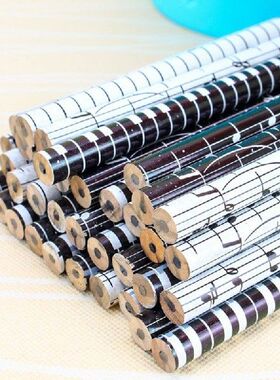 36pcs Musical Note Pencil 2B Standard Round Pencils Piano