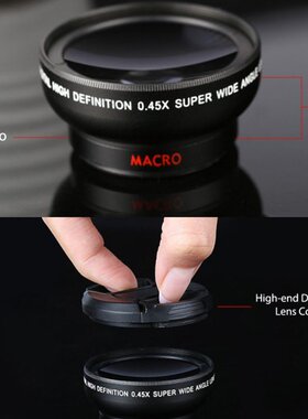 2 IN 1 Lens Universal Clip 37mm Mobile Phone Lens Profession