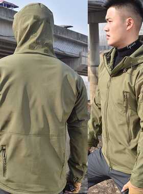 Outdoor Shark Skin Soft Shell Tactical Jacket Men Waterproof