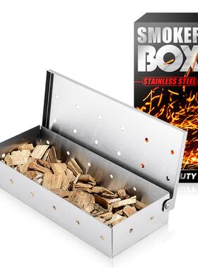 Smoker Box BBQ Smoker Box Wood Chip For Indoor Outdoor Charc