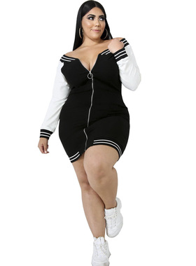 XL-5XL medium length dresses for ladies大码女士中长连衣裙