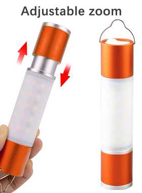 USB Rechargeable Hanging Lantern Flashlight Zoomable