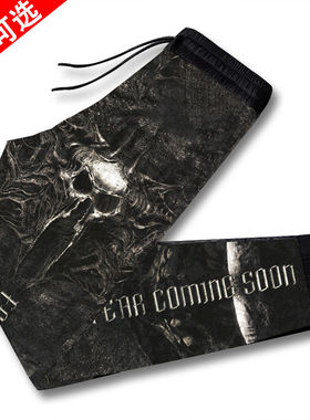 Printed Men's Harem Pants Oversized Loose Casual Pan