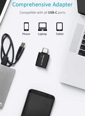 USB C to USB .0 Adapter, Type C Male to USB Female OTG Con