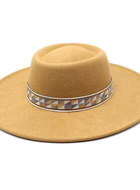 Women's cap hats for men fedoras Bowler black fashion autumn