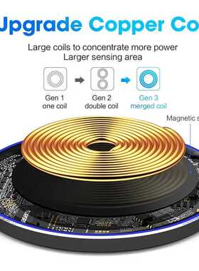 30W Wireless Charger Pad For iPhone 13 12 11 Pro Max Qi Char
