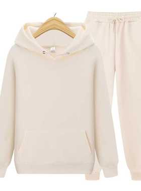 Men's Sets Hoodies+Pants Autumn Winter Hooded Sweatshirt Swe