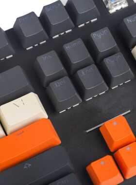 124 Key PBT Doubleshot Backlit 96 75% 68 Keycaps Carbon Miam