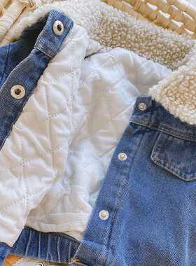 2022 New Spring Winter Kids Denim Jacket Baby Boys Girls War