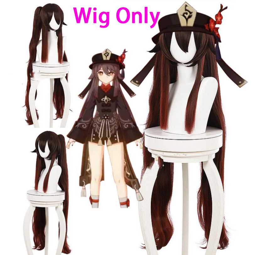 Genshin Impact Hutao Cosplay Costume Uniform Wig Cosplay Ani - 图3