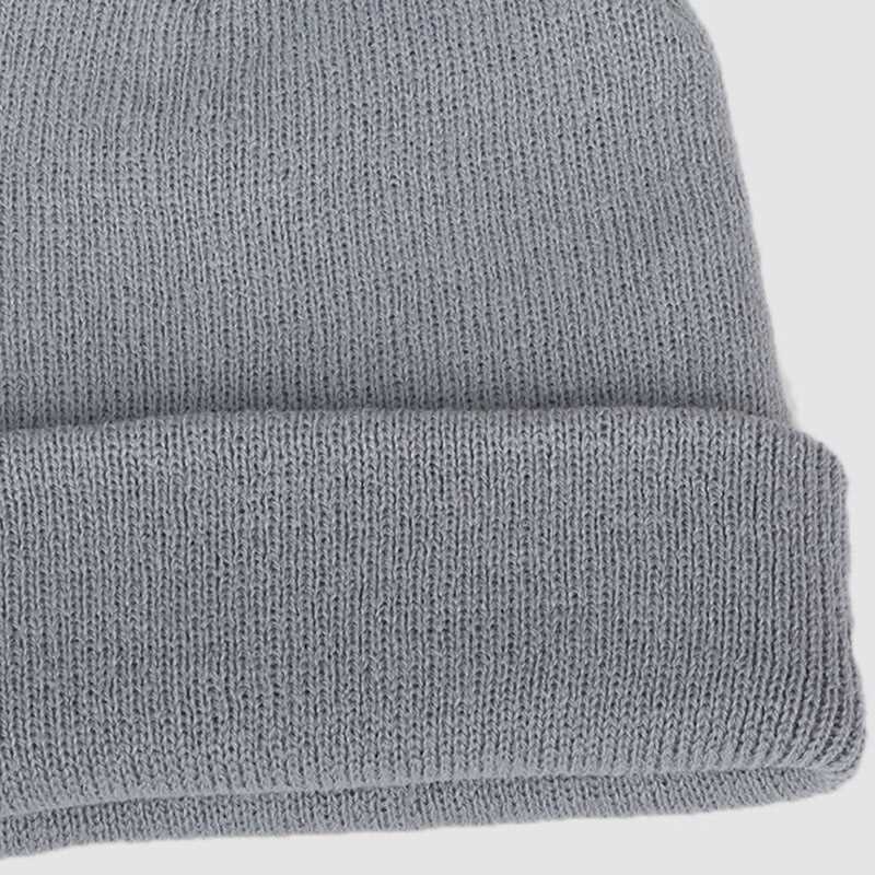 Lades Plan Wnter Beanes Warm Knt Hats for Women Men Sof - 图2