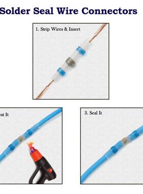 100Pcs Waterproof Solder Sleeve Tube AWG 26-10 Set Insulated