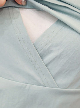 Women Maternity T-shirt Clothes Spring Long Sleeve Soild Nur