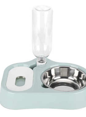 Pet Feeding Bowls 2 in 1 Cats Feeder Cats Water Dispenser