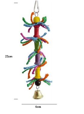 8PCS Funny Parrot Toy Set Cute Assorted Bird Chew Toy
