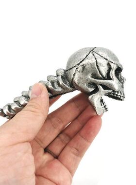 New Exaggerated Skull Head Shape Ring Men's Ring Big Metal