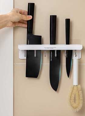 Wall-mounted Punch-free Storage Rack Knives Cutter Rack