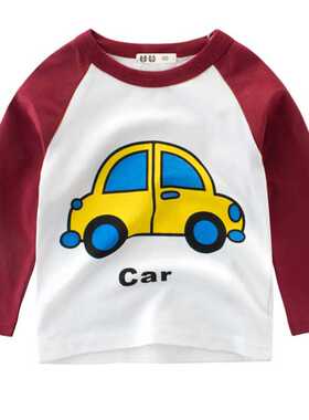 2022 New Boys Autumn ops T shirts Baby Boys Shirts Kids Cart