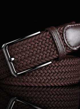 Belt Casual Men's Free Punch Pin Buckle Belt Lengthened Desi