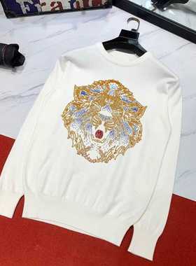 Oversized Men's Sweater Winter Warm Knit New Design Hot Diam