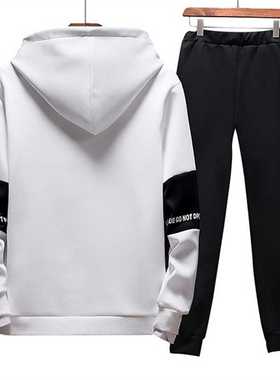 Men's Clothing Spring Autumn Hip Hop Hoodie+Pants Tracksuit