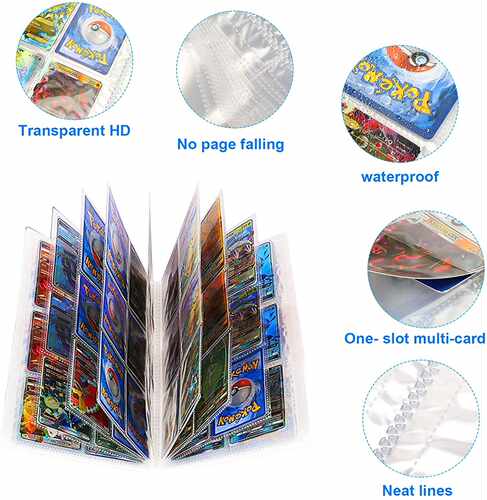 Anime 9 Pocket 432pcs Pokemon Album Book VMAX GX Game Map Ca - 图1