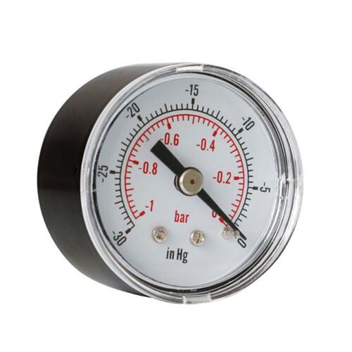 Vacuum Pressure Gauge for Air Fuel Oil Water 40mm 0/30Hg &am - 图1