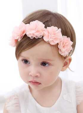 Fashion 2022 Girls Headband Cute Baby Elastic Hair Band Newb