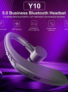 Blutooth 5.0 Earphone Wireless Stereo HD Mic Headphones Blu