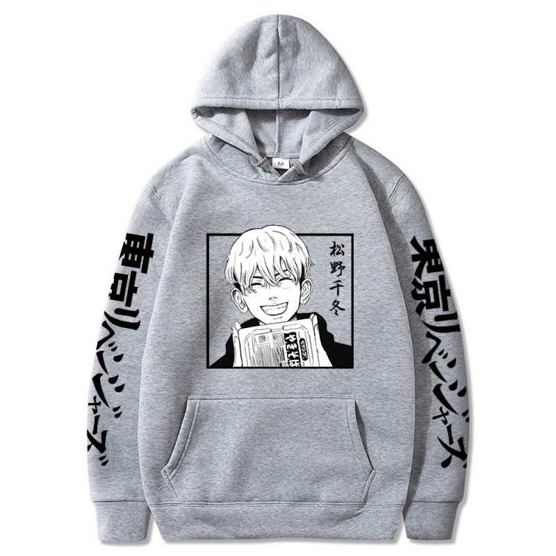 Tokyo Revengers Hoodies Men's Sweatshirts Hooded Anime Matsu - 图3